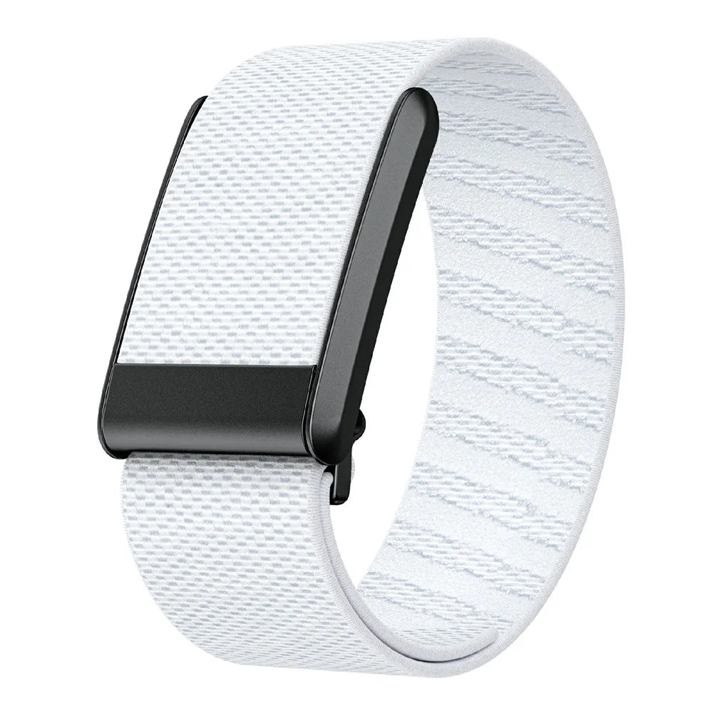 For WHOOP 4.0 Fitness Tracker Wrist Band Elastic Adjustable Strap - White - 1