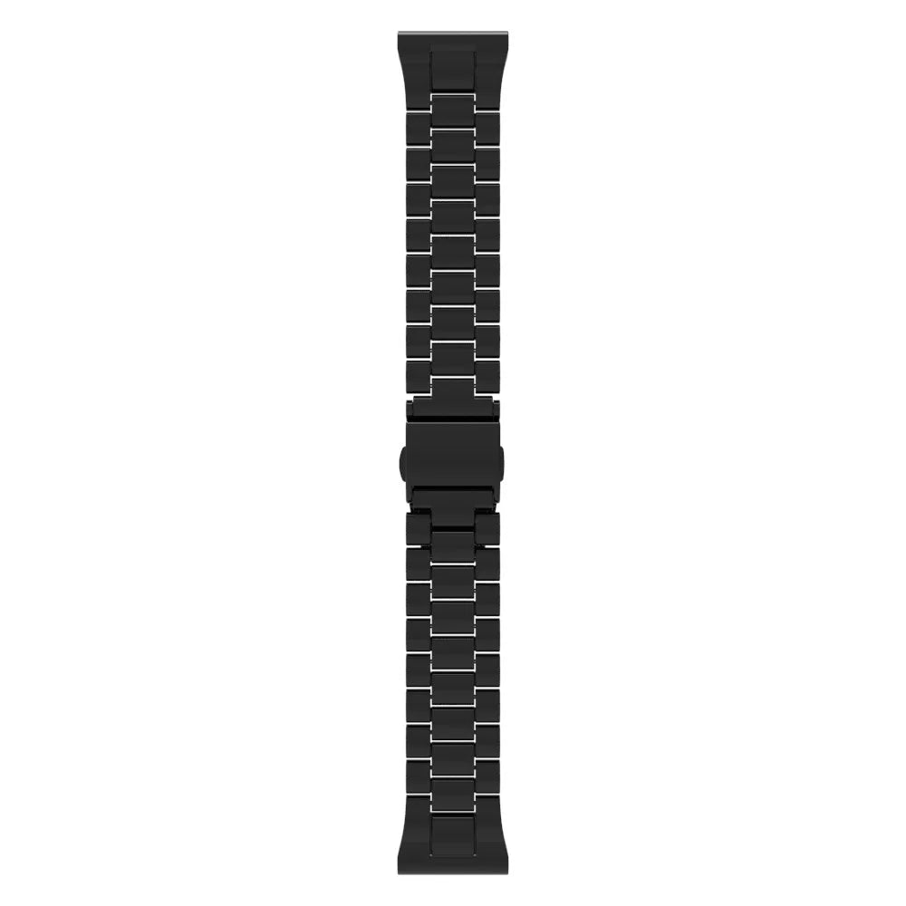 QuickFit 22mm Watch Band For Garmin Fenix 7 Pro 47mm / 7 / 6 Pro / 6 Plastic Three-Bead Wrist Strap - Black - 7