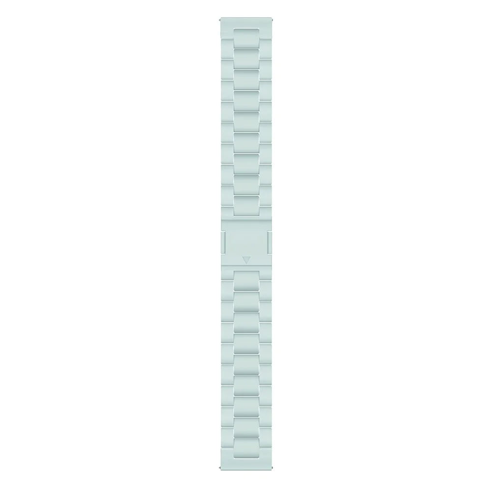 For Samsung Galaxy Watch7 44mm / 40mm Watch Band Magnetic Clasp Candy Color 3-Bead Wrist Strap - Light Green - 1