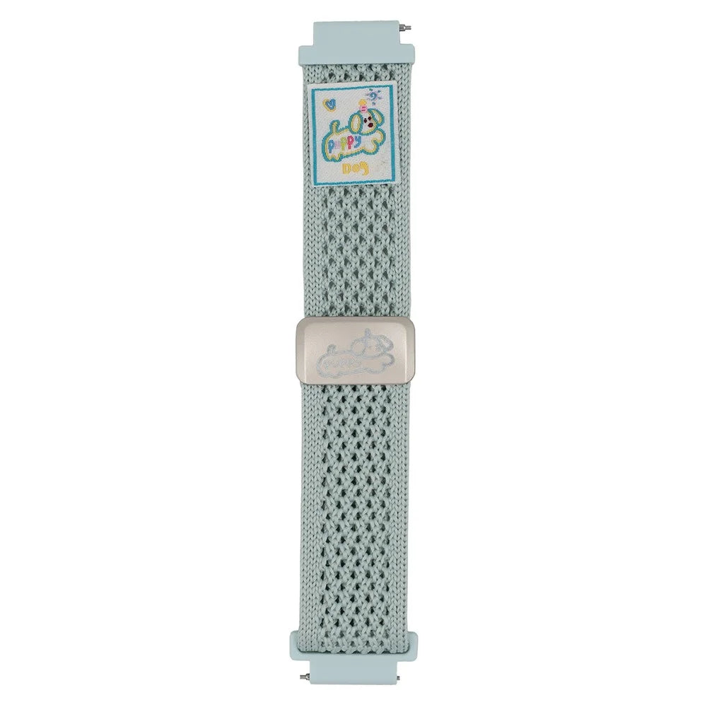 For Huawei Watch GT 5 41mm Watch Band 18mm Dachshund Breathable Nylon Wrist Strap - Mint Green - 1