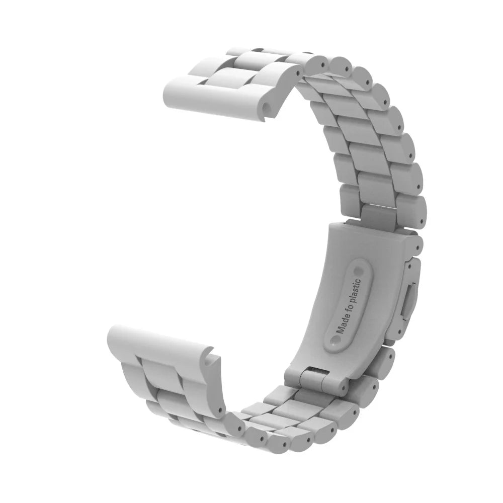 26mm Watch Band for Garmin Fenix 8 51mm / Enduro 3 / Enduro 2 Plastic 3-Bead Wrist Strap - White - 2