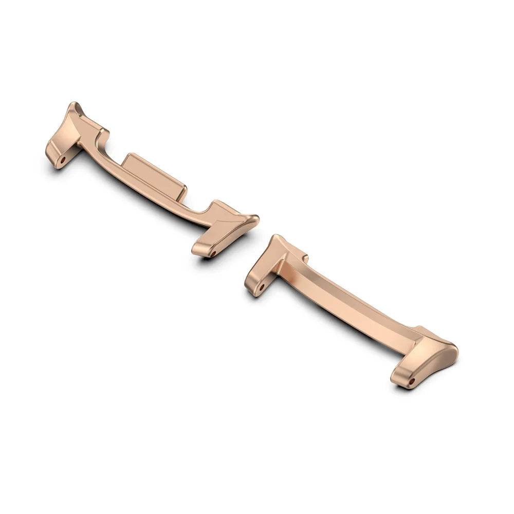 1 Pair For Samsung Galaxy Watch Ultra (2025) 47mm Watch Band Connector 22mm Replacement Strap Adapters - Rose Gold - 2
