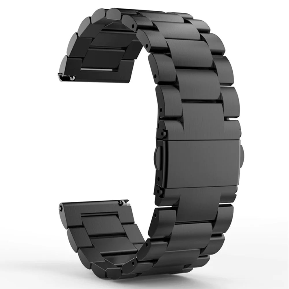 16mm Watch Band for Huawei Talkband B7 / B6 / B3 / Fit mini Metal Wrist Strap 3-Bead Design - Black - 2