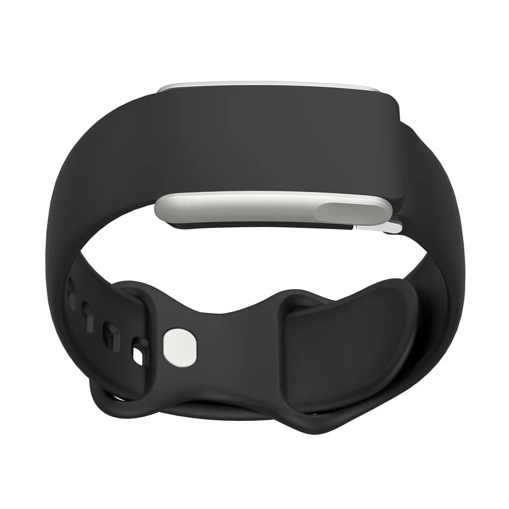 For WHOOP 5.0 LIFE MG Replacement Strap Smart Fitness Solid Color Silicone Wristband - Black - 3