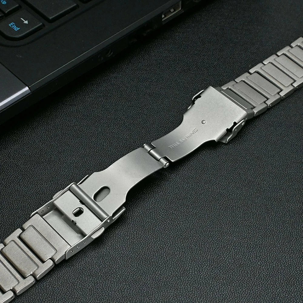 Titanium Alloy Watchband for Xiaomi Smart Band 10 Pro / 9 Pro / 8 Pro / Redmi Watch 6 / 5 / 4 H-Shaped Buckle Wrist Strap - Silver - 6