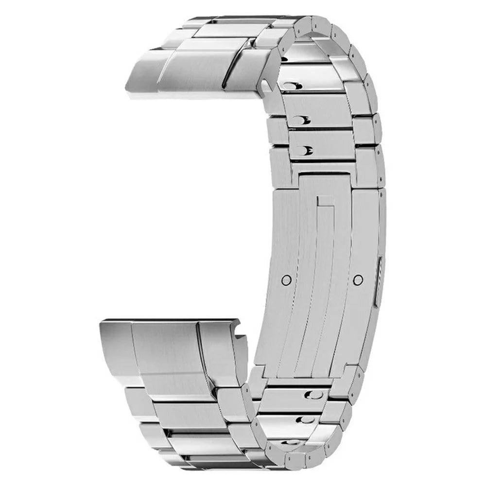 26mm Strap for Garmin Fenix 8 51mm / Enduro 3 / Enduro 2 Three-Link Titanium Alloy Watch Band - Silver - 2