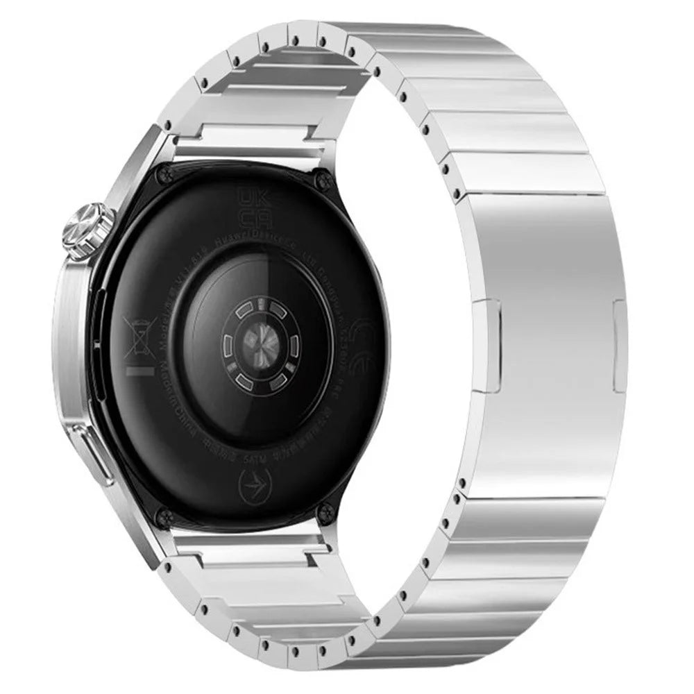 For Oppo Watch X / X2 Wrist Band Titanium Alloy 1-Bead Watch Strap with Folding Clasp - Silver - 1