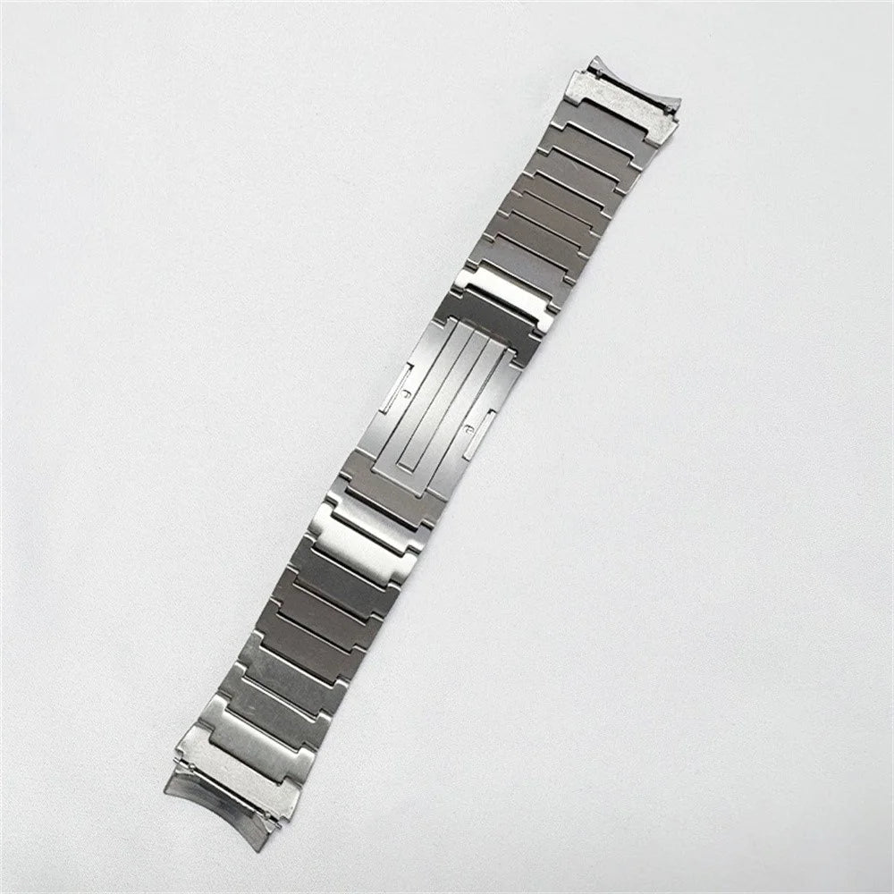 For Oppo Watch X / X2 Wrist Band Titanium Alloy 1-Bead Watch Strap with Folding Clasp - Silver - 3