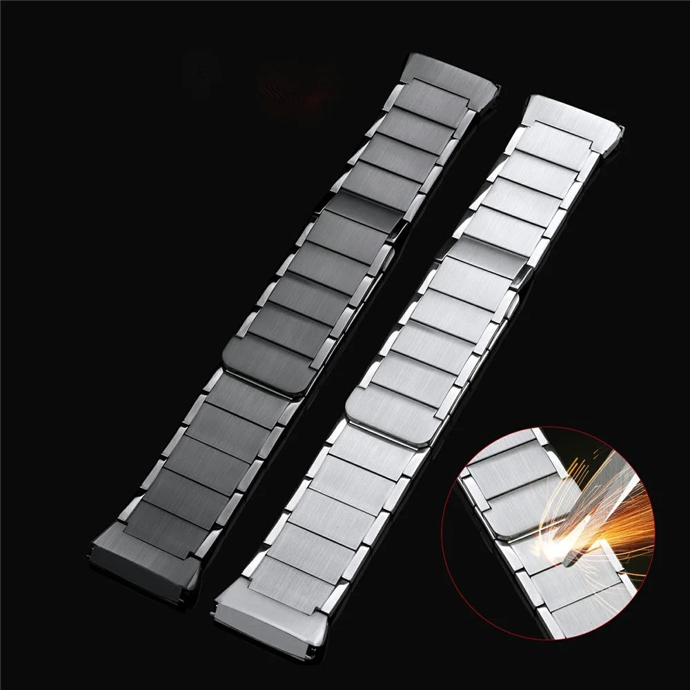 For Huawei Watch GT 6 Pro 46mm Stainless Steel Strap Magnetic Buckle Quick Release Metal Watch Band - Titanium Grey - 6