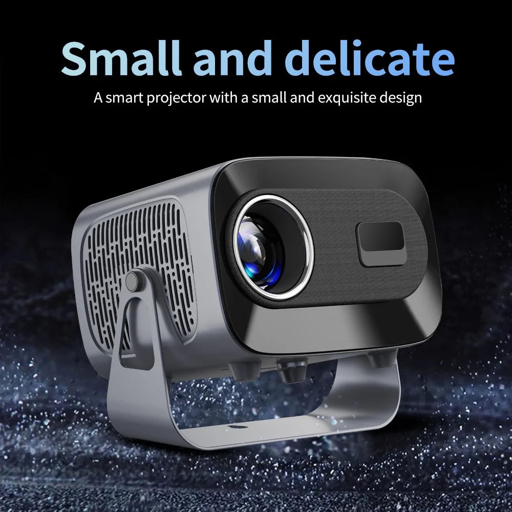 A10 PLUS Portable Smart Projector 720P Native 4K Decoding Android 11 WiFi 200 ANSI Lumens Home Theater - Black / EU Plug - 6