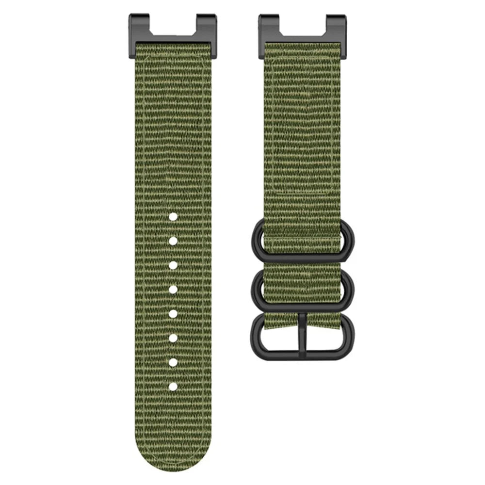 For Huami Amazfit T-Rex / T-Rex Pro / Ares Watch Strap with Buckle Nylon Watch Band Universal 22mm Quick Release Watchband - Green - 1