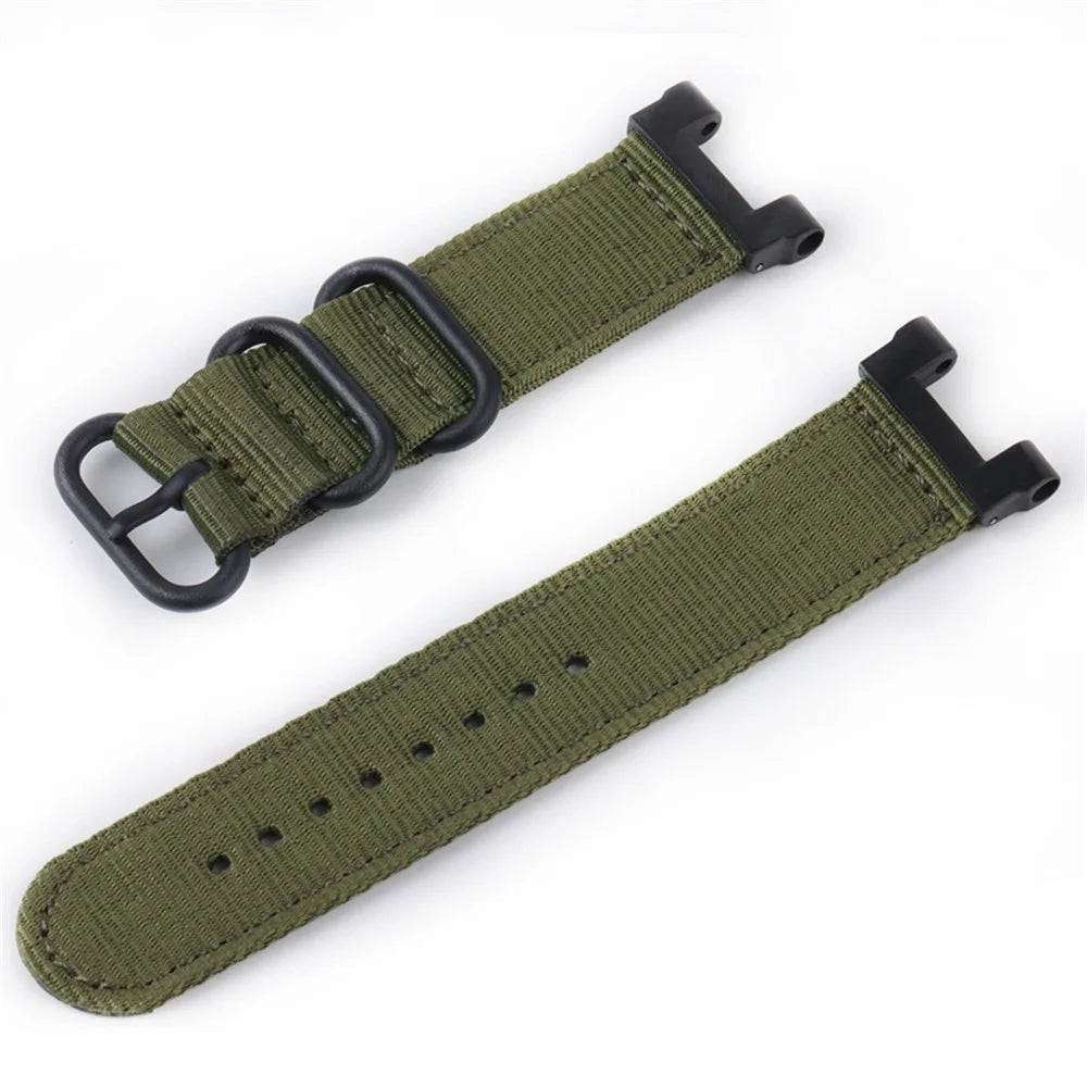 For Huami Amazfit T-Rex / T-Rex Pro / Ares Watch Strap with Buckle Nylon Watch Band Universal 22mm Quick Release Watchband - Green - 2