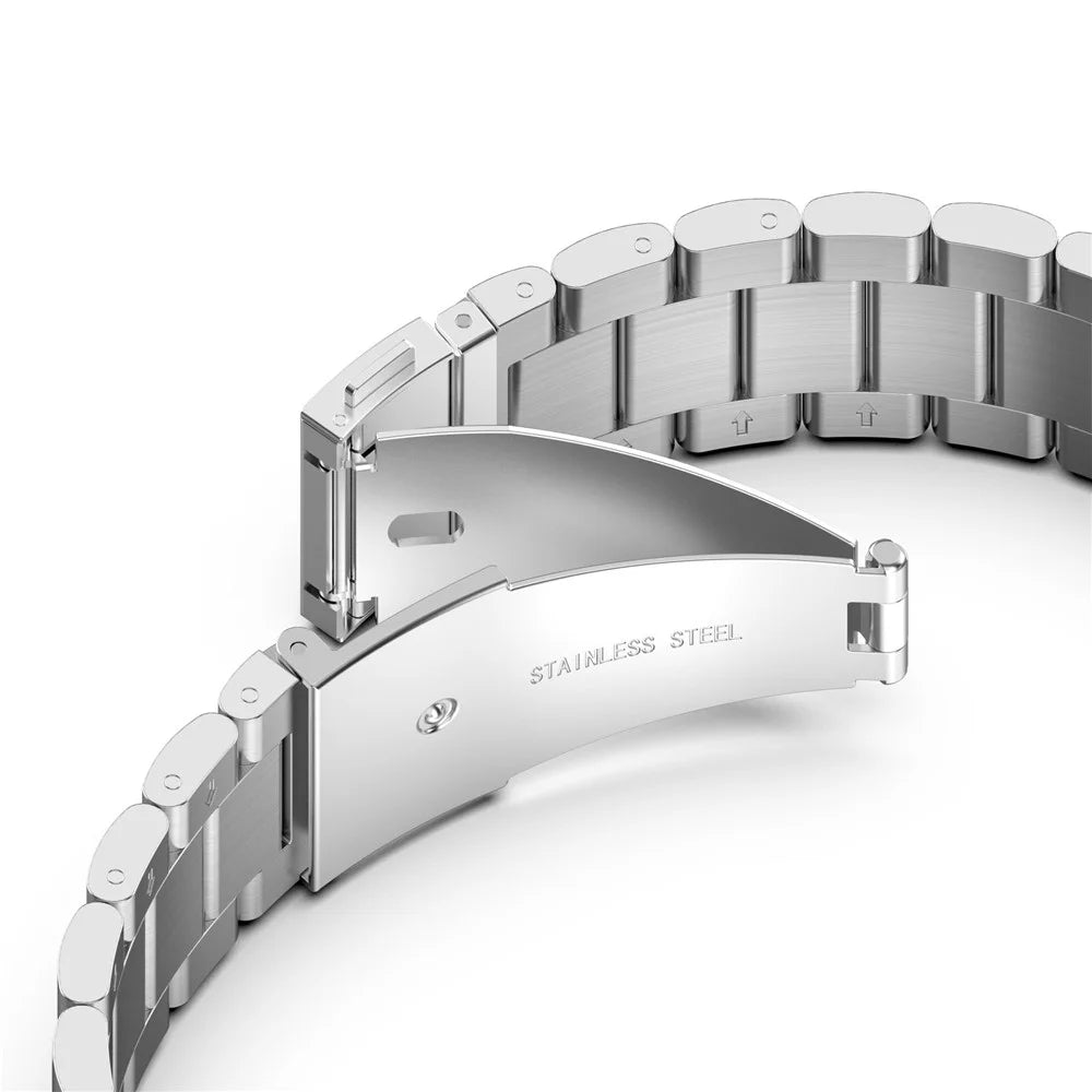 For Xiaomi Smart Band 10 Pro / 9 Pro / 8 Pro / Redmi Watch 6 / 5 / 4 Watch Strap Stainless Steel Silver Watch Band with Tool, Spring Bar - 5