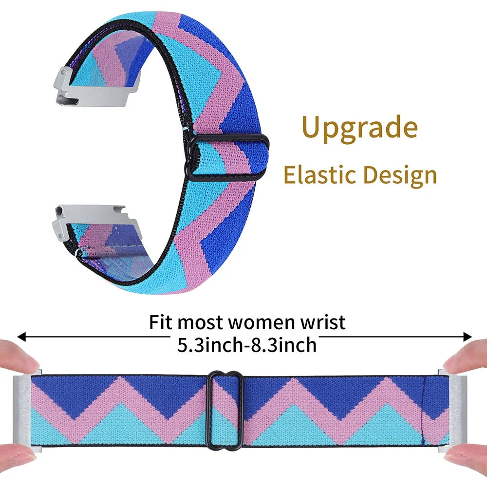 For Huawei Watch 4 Pro / Watch GT 3 / 2 46mm Nylon Watch Band 22mm Quick Release Replacement Elastic Watch Strap - 1# - 2
