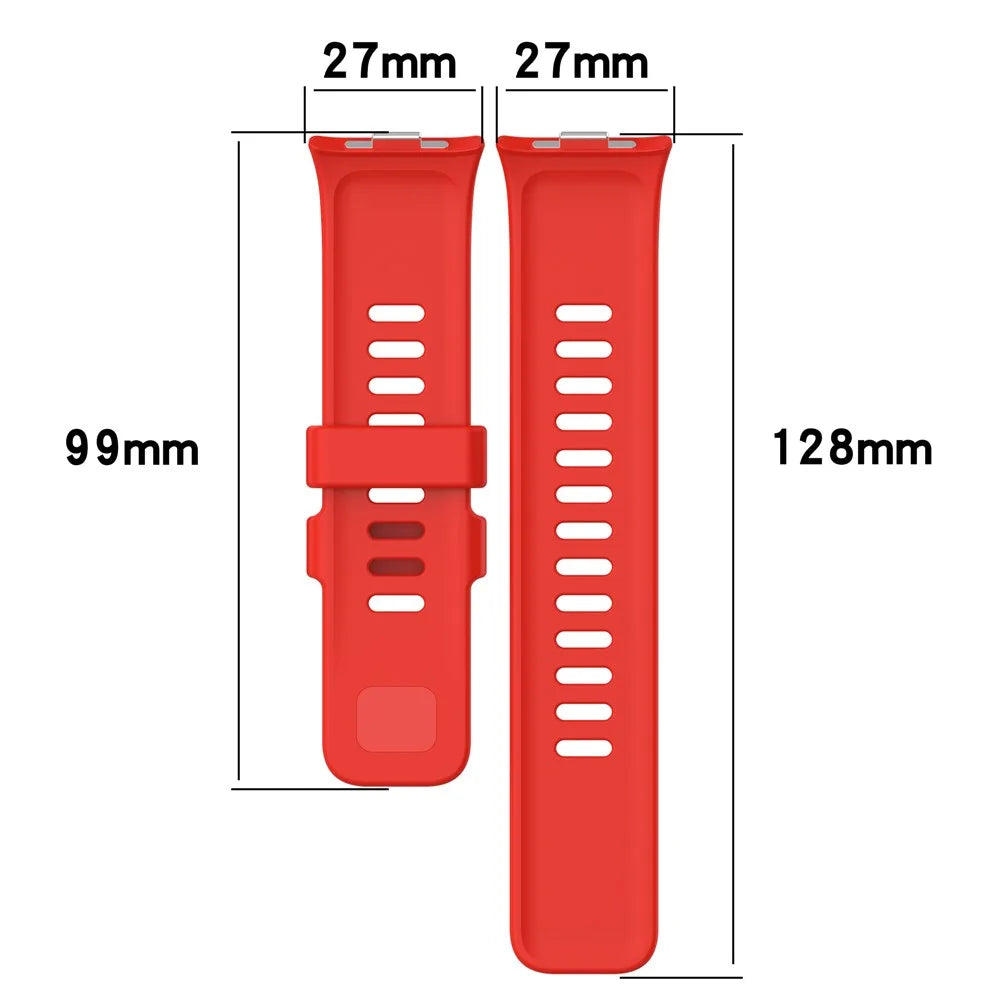 For Xiaomi Redmi Watch 4 / Smart Band 8 Pro Silicone Wrist Strap with Watch Case - Black - 6