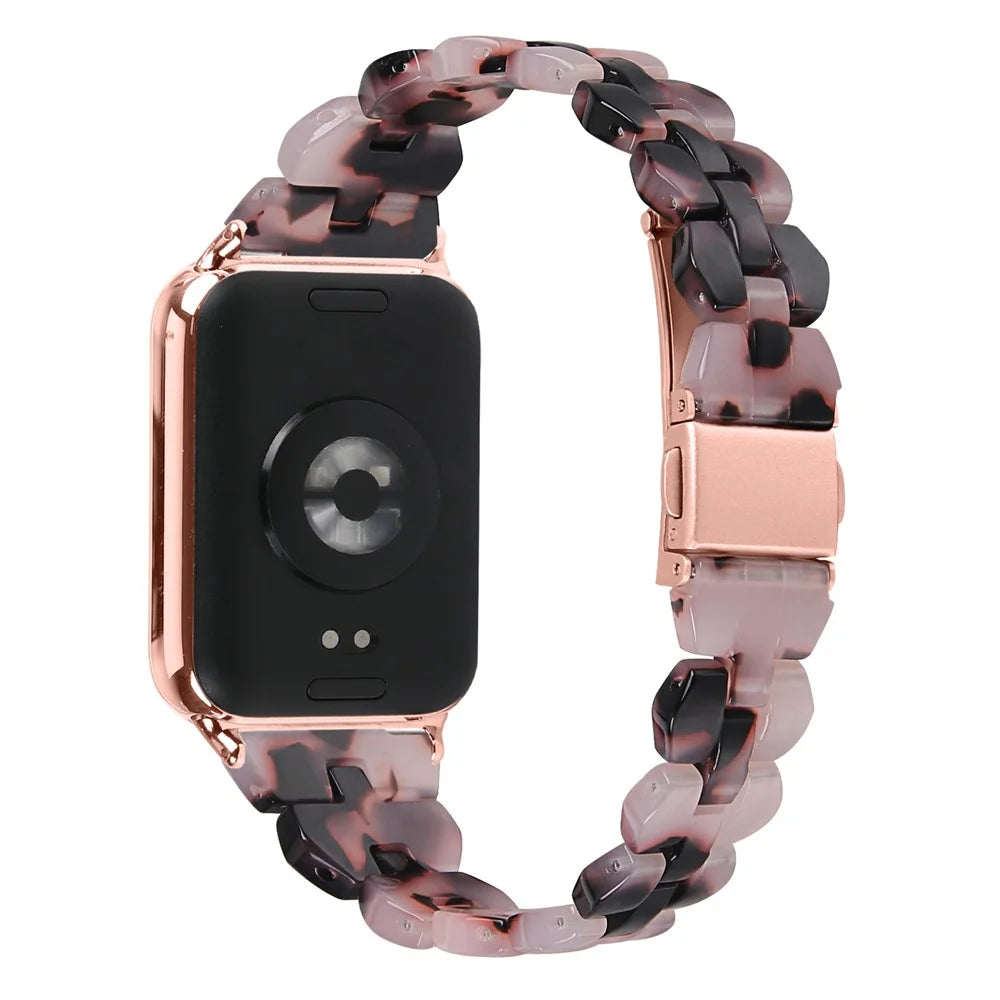 For Xiaomi Smart Band 10 Pro / 9 Pro / 8 Pro / Redmi Watch 6 / 5 / 4 Rhombus Resin Smart Watch Strap - Style A - 1
