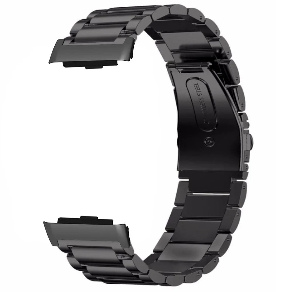 For Huawei Watch D High Hardness Stainless Steel Watch Strap Band with Buckle - Black - 2