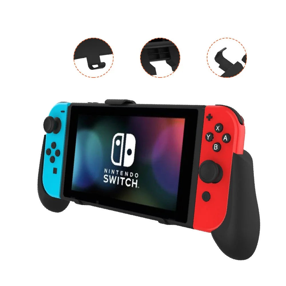 JYS JYS-NS183 2-in-1 Console Grip Holder Protective Case Retractable with Detachable Bracket for Nintendo Switch/Switch Lite - 6