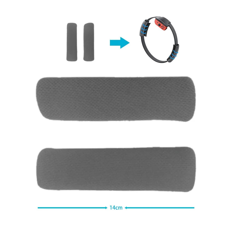 JYS JYS-NS186 Ring Fit Adventure Suit Elastic Leg Strap + Two Ring Grips + Hook for Nintend Switch Joy-con - 5
