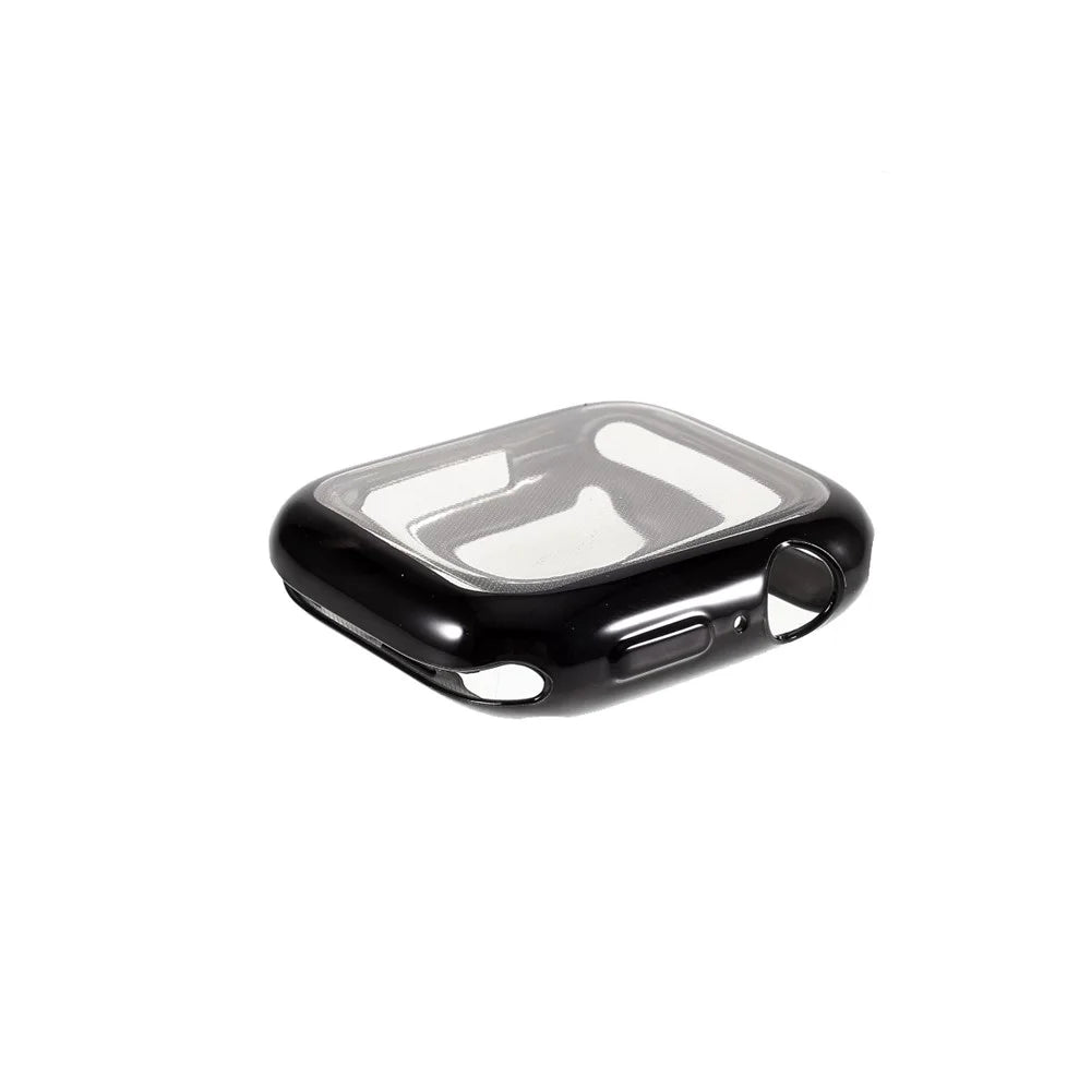 All-round Electroplating TPU Watch Cover Frame for Apple Watch Series SE3 / SE2 / SE1 / 6 / 5 / 4 40mm - Black - 2