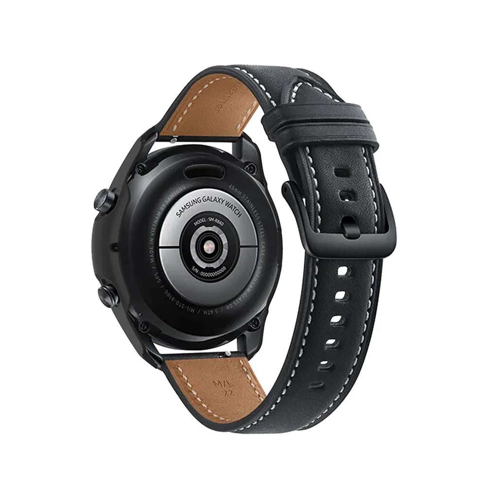 ENKAY HAT PRINCE Matte PC Case with 0.2mm 2.15D 9H Tempered Glass Film for Samsung Galaxy Watch3 41mm - Black - 5