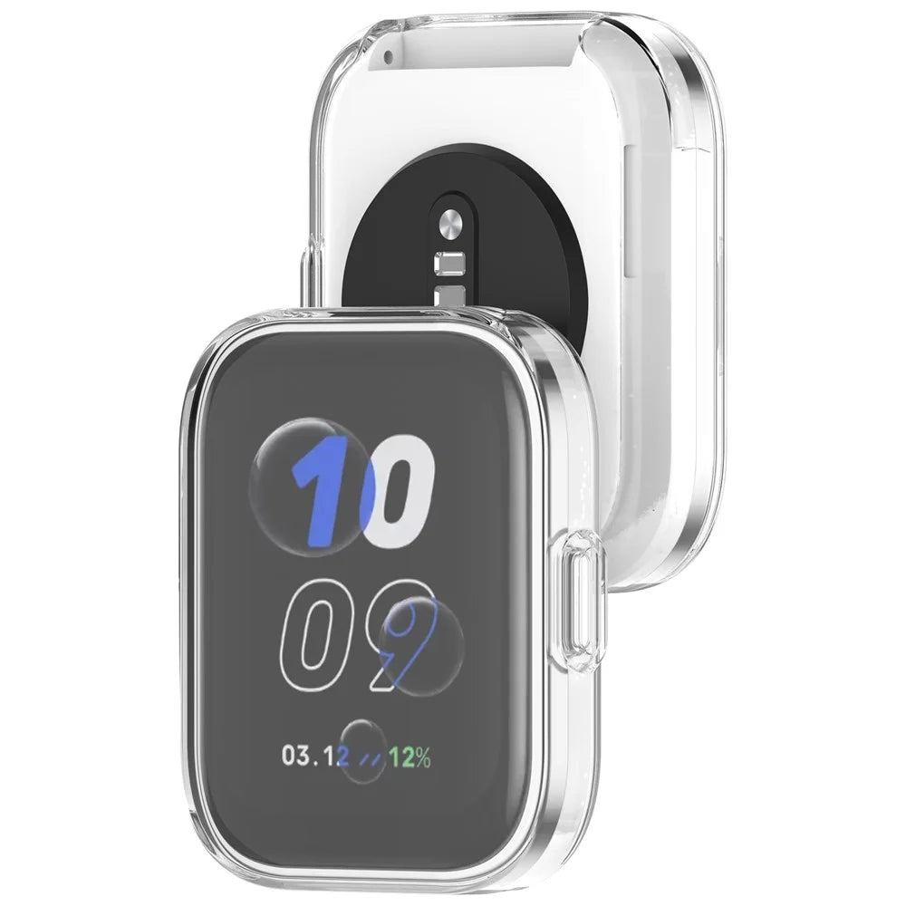 For Amazfit Bip 5 Unity Watch Case Full Coverage TPU Flexible Cover Transparent - 4