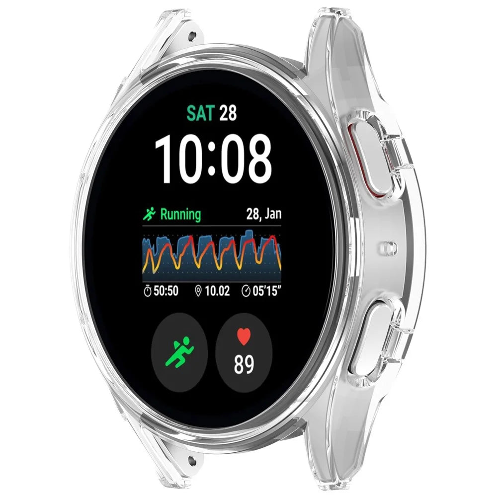 For Samsung Galaxy Watch7 40mm Clear Case Hollow-Out PC Watch Cover - Transparent - 2