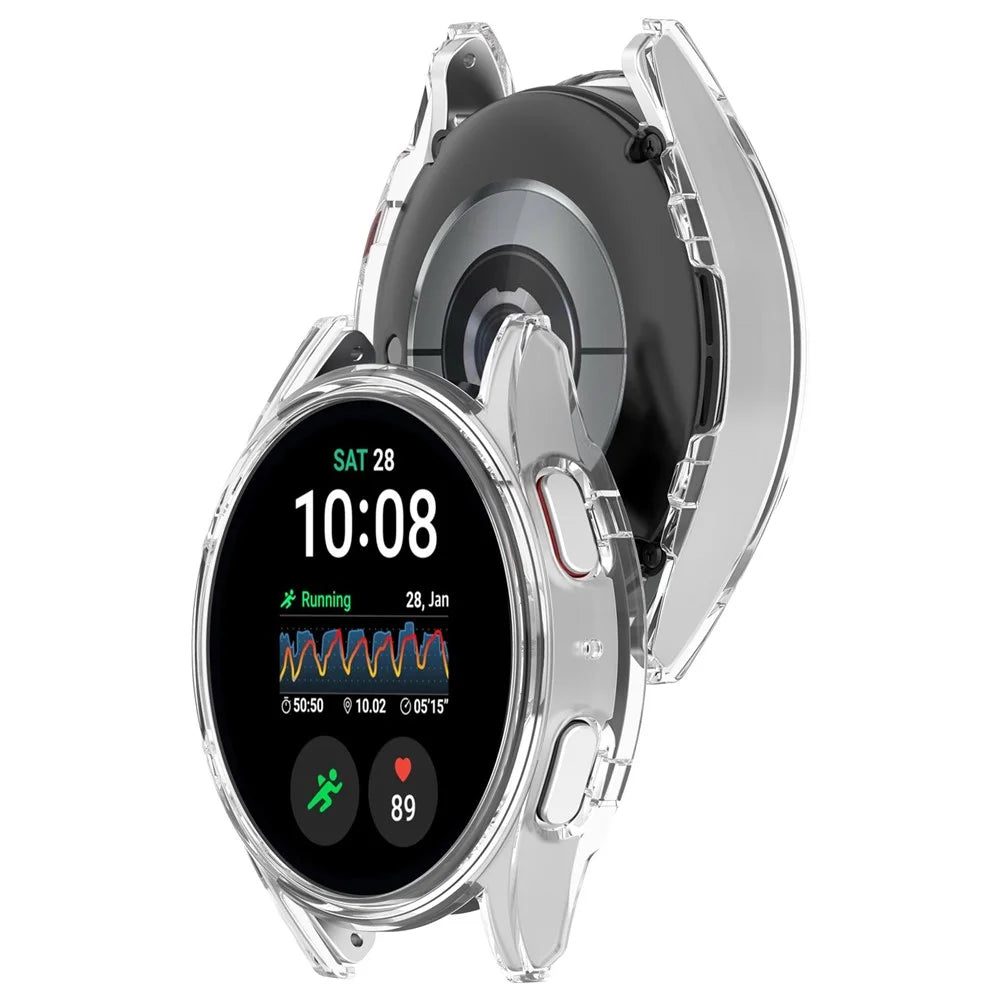 For Samsung Galaxy Watch7 40mm Clear Case Hollow-Out PC Watch Cover - Transparent - 3