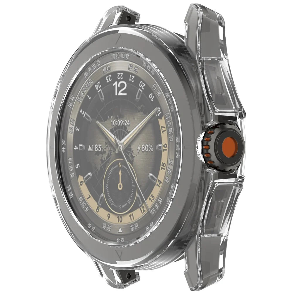 For Xiaomi Watch S4 Sport TPU Watch Case Electroplating Overall Protective Cover Built-In Screen Film - Transparent - 5