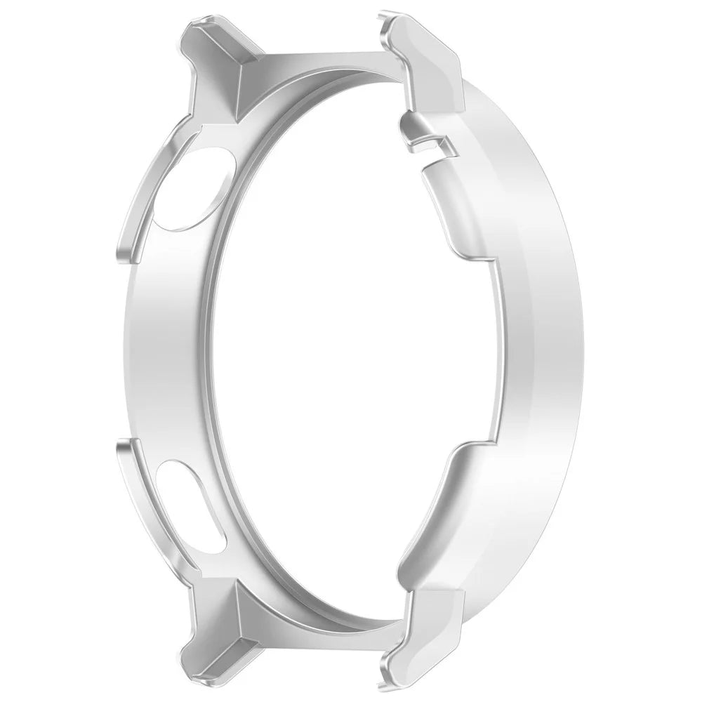 For Huawei Watch GT 5 Pro 42mm Protective Case Hollow-Out PC Watch Frame Cover - Silver - 4