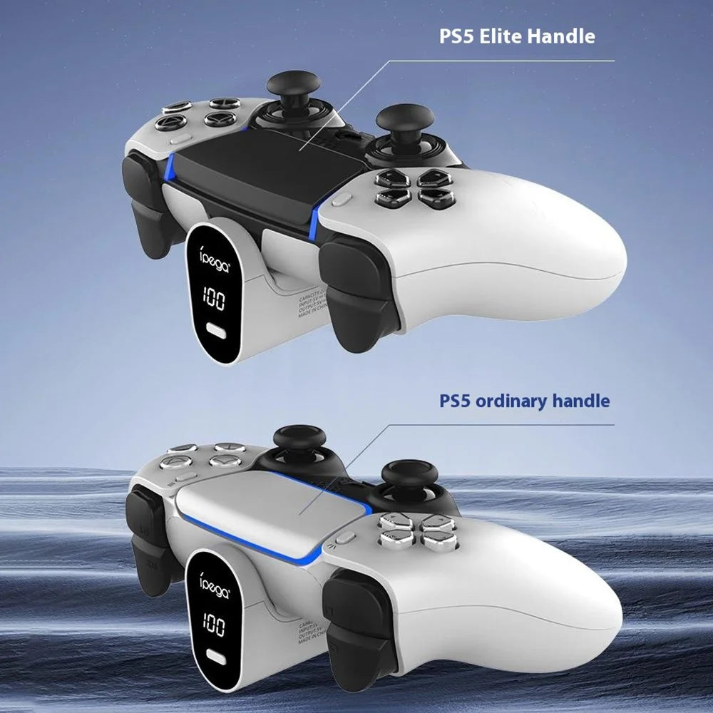 IPEGA PG-P5042 For Sony PlayStation 5 Game Controller LED Display 2000mAh External Battery Pack - 6