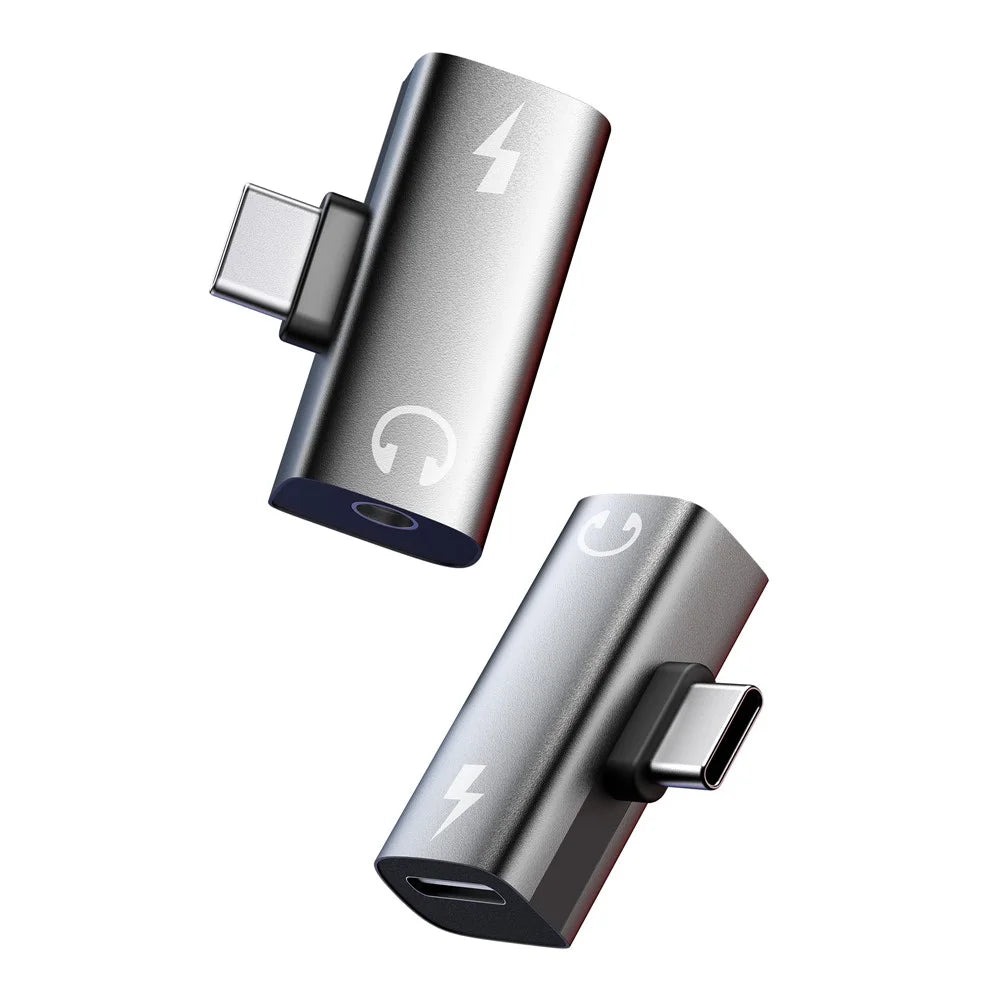 STARTRC GAMES USB-C Headphone Adapter Type-C to Type-C 3.5mm Audio Port Adapter - 3