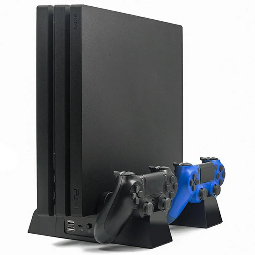 IPLAY HBP-149A Storage Stand for PS4 Pro / PS4 Slim / PS4 Cooling Fan Charging Station - 2