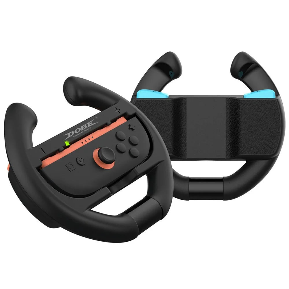DOBE TNS-3195 2Pcs For Nintendo Switch 2 Racing Steering Wheel Joy-Con Controller Grip Holder - 3