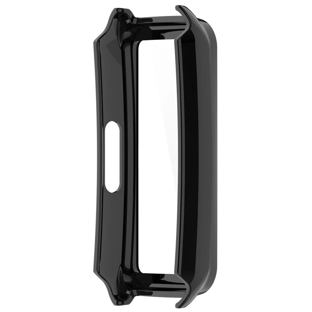 For Keep B5 Watch Case PC Frame Cover with Tempered Glass Screen Film - Black - 5
