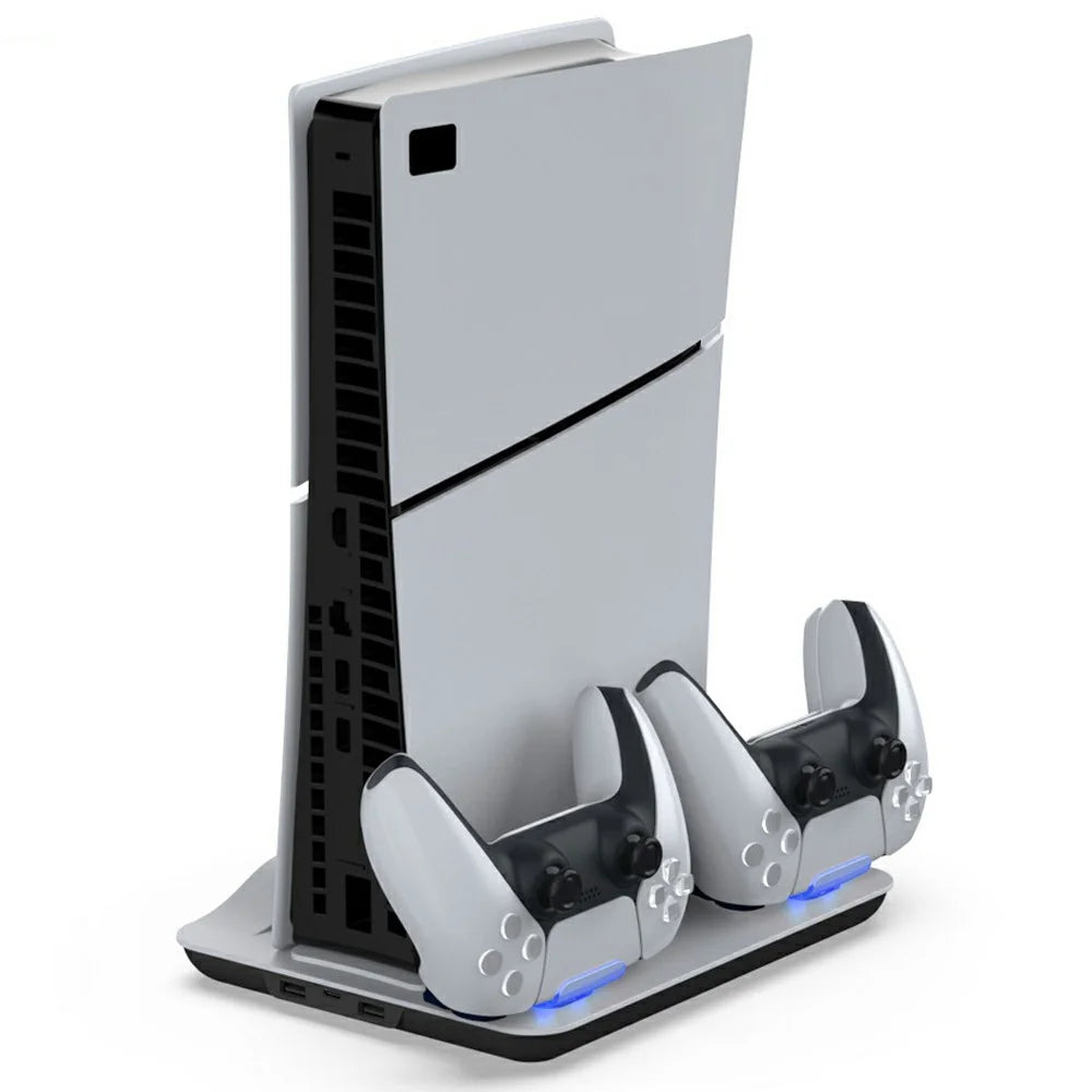 DOBE TP5-05102B Multifunctional Cooling Stand for PS5 / Slim / Pro Game Console Charging Dock - 2