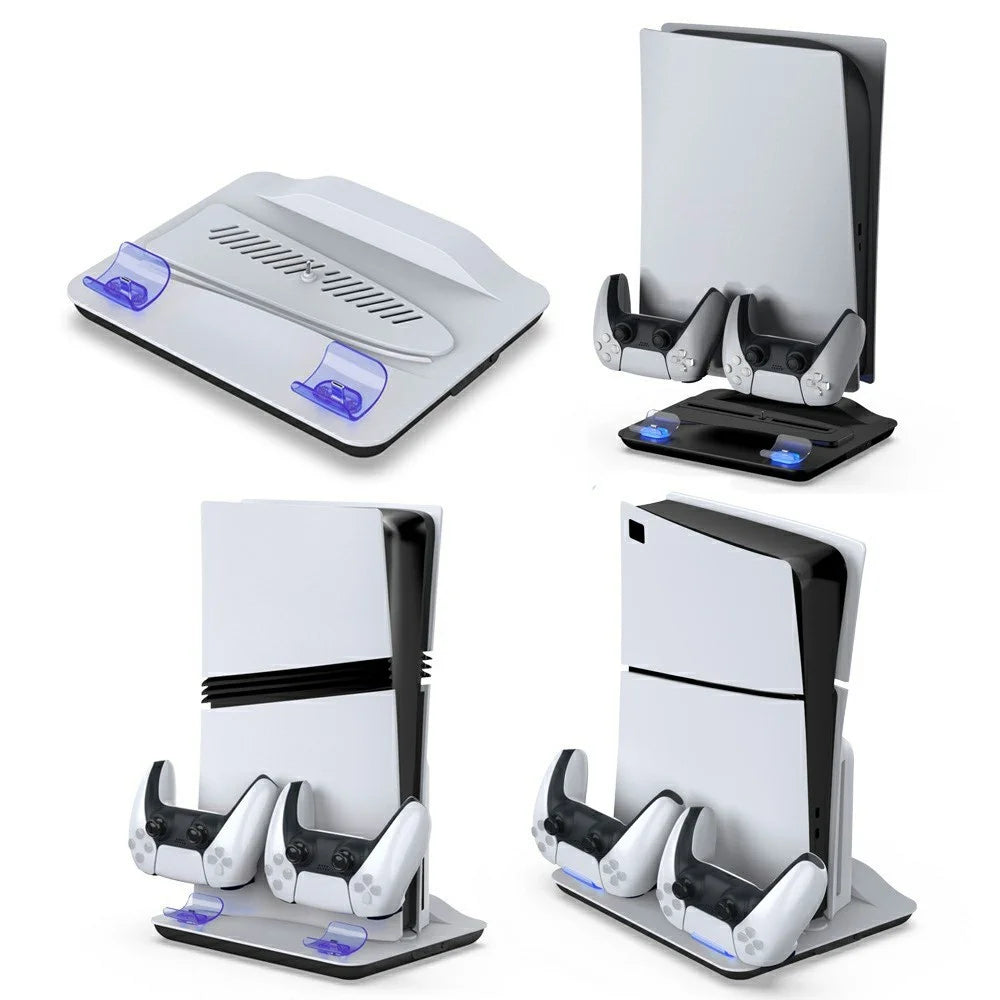 DOBE TP5-05102B Multifunctional Cooling Stand for PS5 / Slim / Pro Game Console Charging Dock - 4