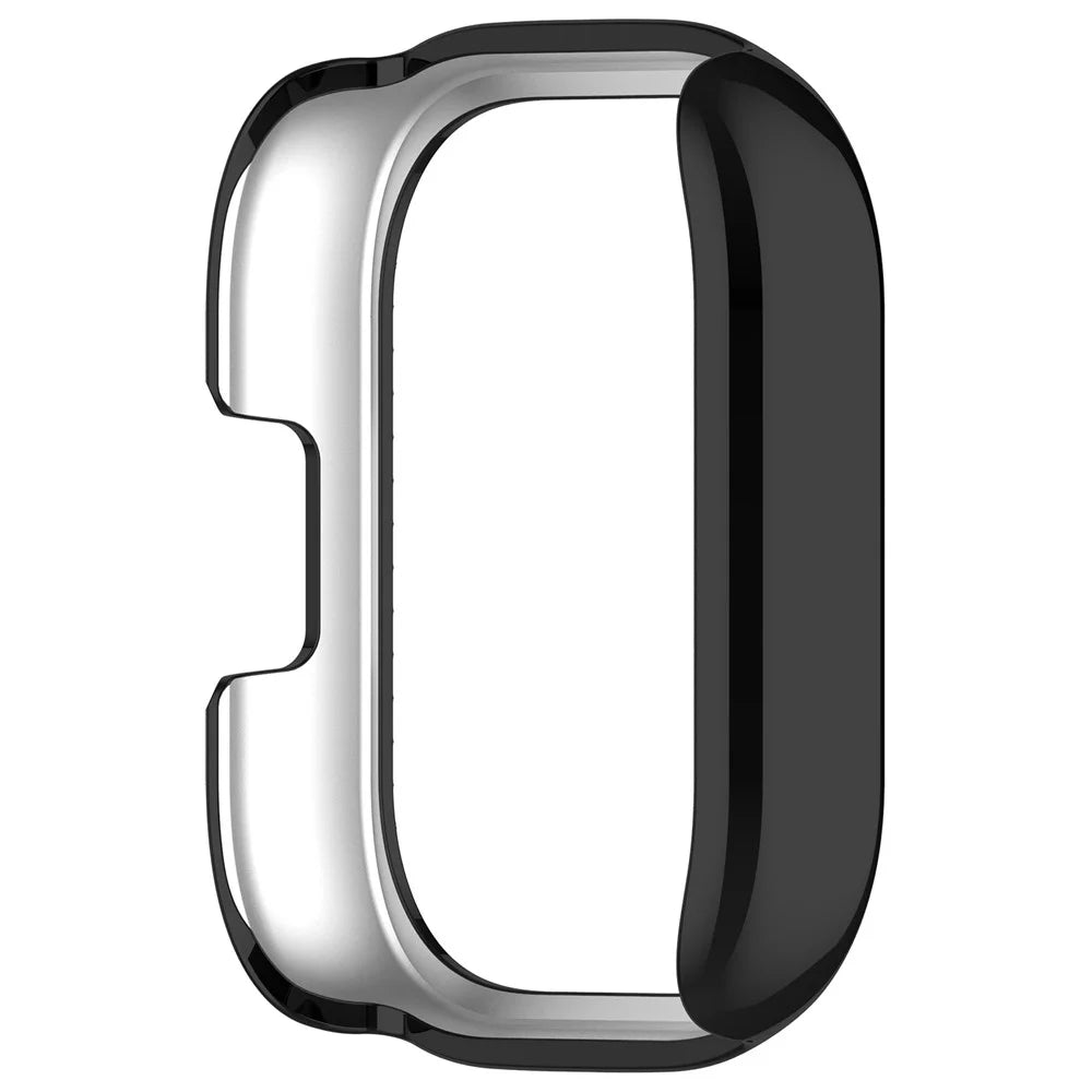 For Xiaomi Redmi Watch 5 Lite Watch Case Rhinestone Decor Hollow Electroplating PC Watch Cover - Black - 5