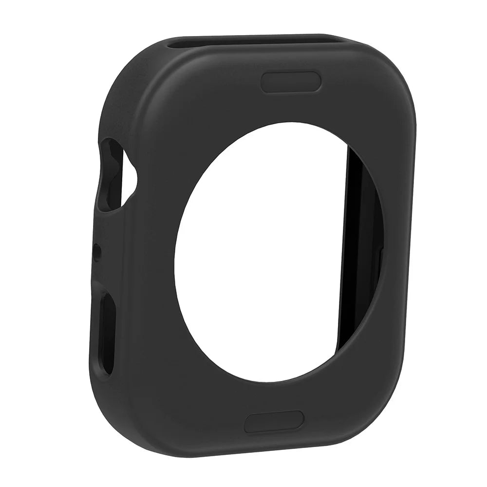 For Huawei Watch Fit 4 Silicone Watch Case Shockproof Bumper Frame - Black - 2