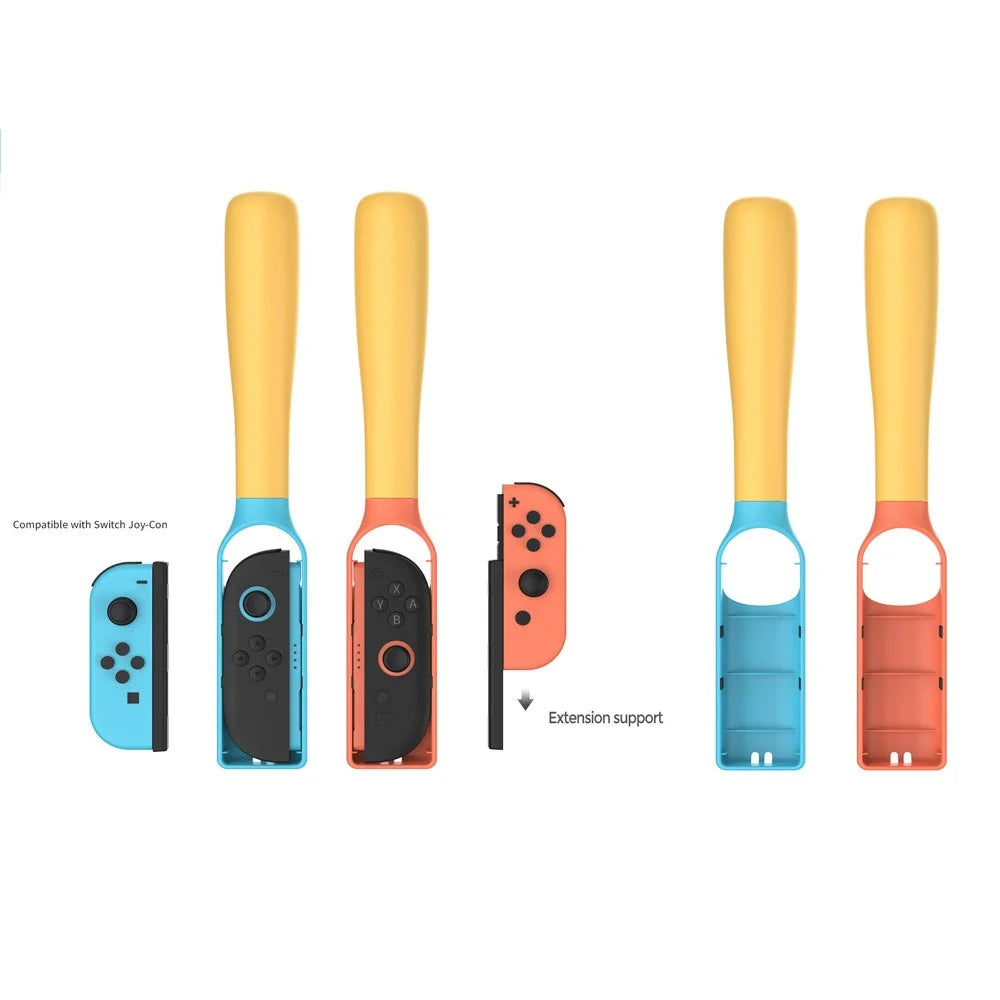 DOBE TNS-5102 2Pcs Baseball Bat Grip for Nintendo Switch 2 / Switch / Switch OLED Joy-Con Controller Holder - 4