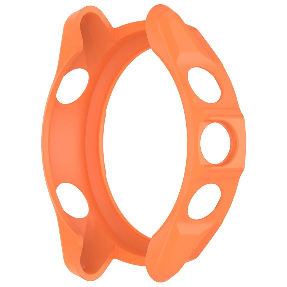 For Garmin Forerunner 970 TPU Protective Case Hollow Design Shockproof Watch Cover - Orange - 3
