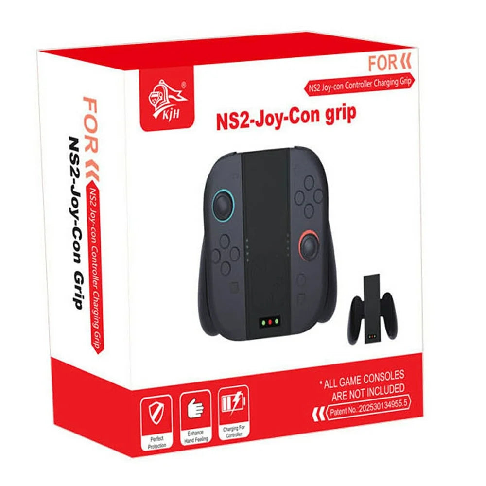 KJH KJH-NS2-031 For Nintendo Switch 2 Left and Right Joy-Con Charging Grip Handheld Controller Charger - White - 6