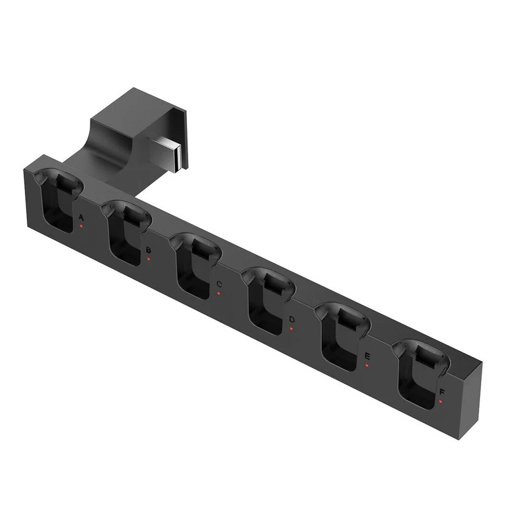 IPEGA PG-SW129 For Nintendo Switch / Switch OLED 6 in 1 Charger Dock Joy-Con Charging Station - Black / White - 2