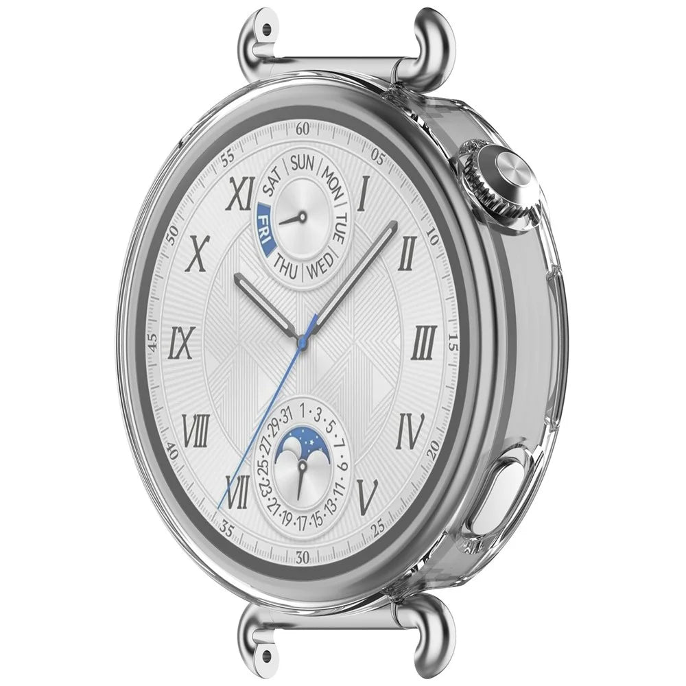 For Huawei Watch GT 6 41mm TPU Watch Protective Case Full Coverage Shockproof Watch Cover - Transparent - 2