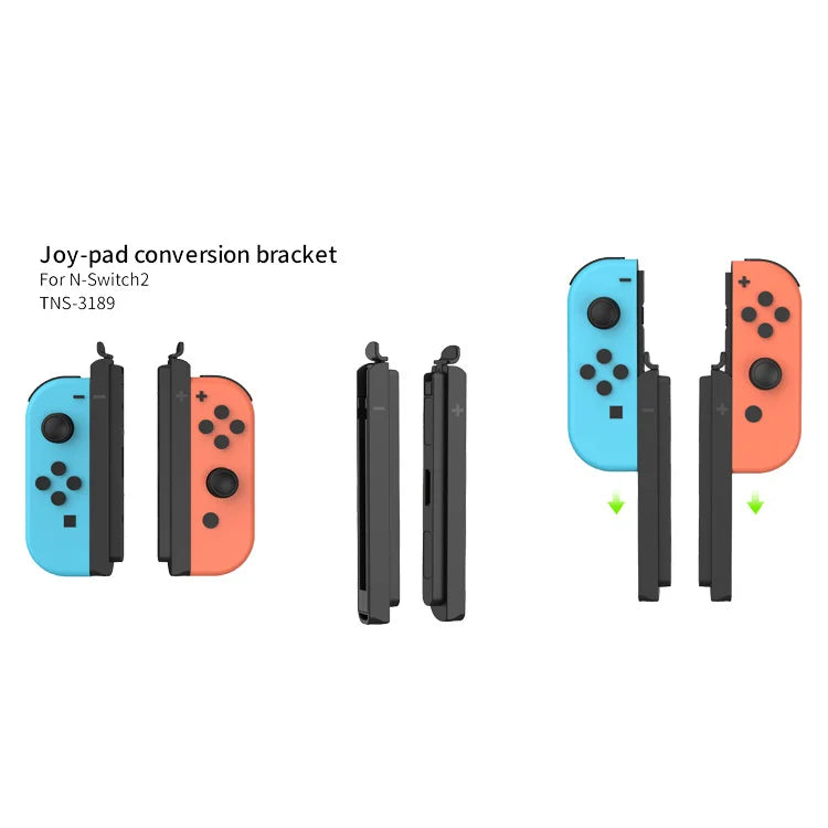 DOBE TNS-3189 2Pcs For Nintendo Switch to Switch 2 Controller Converter Magnetic Connection Charging Compatible Adapter - Black - 5