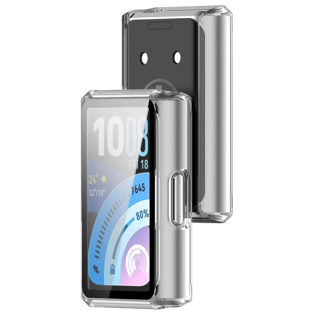 For Huawei Band 11 Pro / 11 Pro NFC Watch Case PC Frame with Glass Screen Film - Transparent - 2