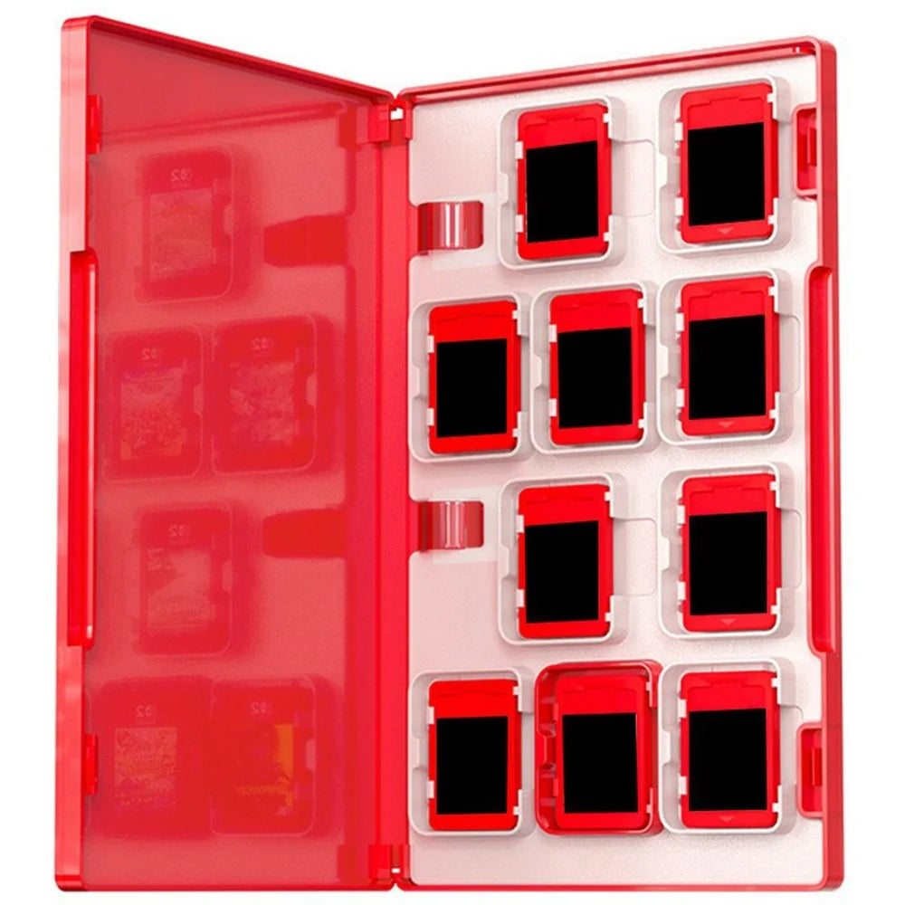 IPLAY HBS-2893 2Pcs 9-Slot Game Card Holder Board for Nintendo Switch 2 / Switch / OLED Game Cartridge Box Inner Tray - White - 2