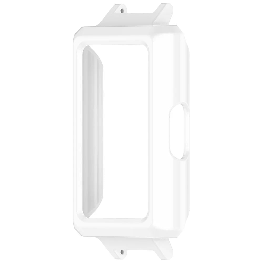 For Huawei Band 11 Pro / 11 Pro NFC Watch Case Hard PC Protective Cover with 12mm Button Cutouts - White - 4