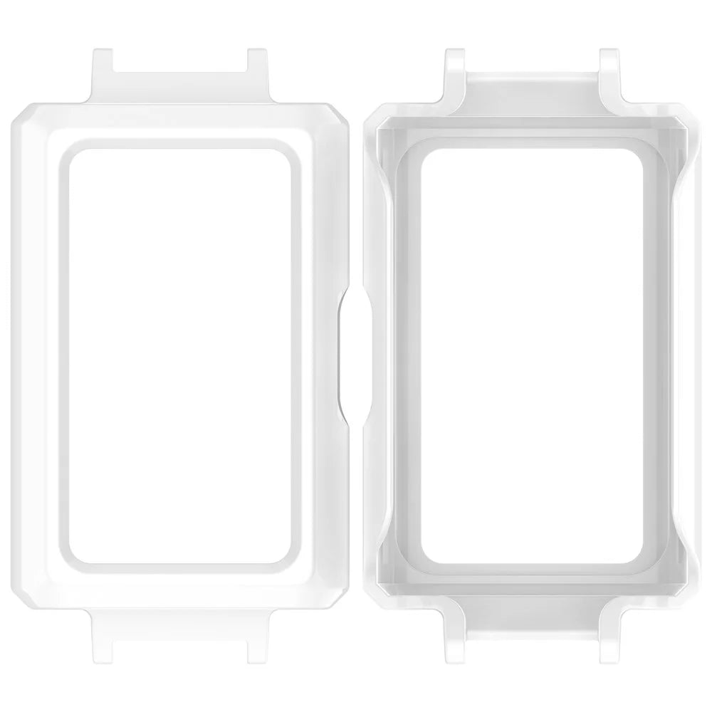 For Huawei Band 11 Pro / 11 Pro NFC Watch Case Hard PC Protective Cover with 12mm Button Cutouts - White - 6