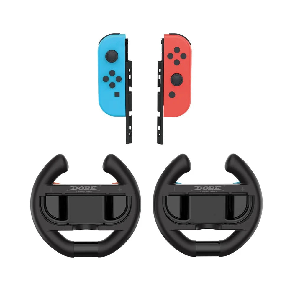 DOBE FOMIS ELECTRONICS Controller Grip and Steering Wheel Handle Kit for Nintendo Switch 2 / Switch / Switch OLED - 2